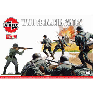 Airfix figurky - WIWII German Infantry (1:32) (Vintage)