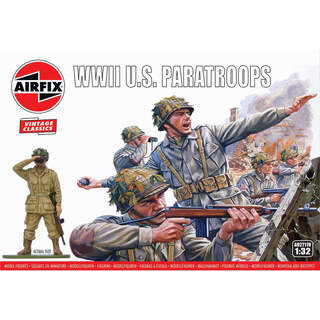 Airfix figurky - WWII U.S. Paratroops (1:32) (Vintage)