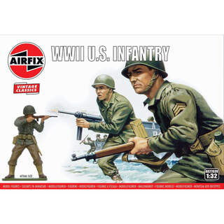 Airfix figurky - WWII U.S. Infantry (1:32) (Vintage)
