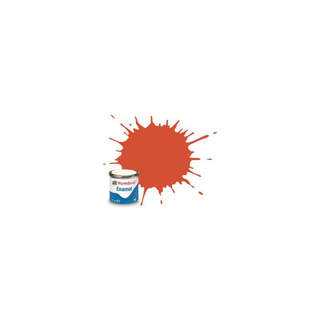 Humbrol emailová barva #132 červená polomatná 14ml