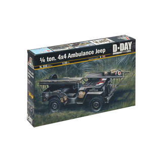 Italeri 1/4 Ton. 4x4 Ambulance Jeep (1:35)