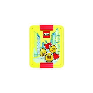 LEGO box na svačinu 170x135x69mm - Iconic Girl červený