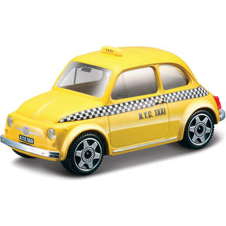 Bburago Fiat 500 Taxi 1:43 žlutá