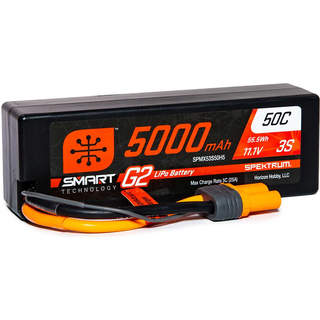 Spektrum Smart G2 LiPo 11.1V 5000mAh 50C HC IC5