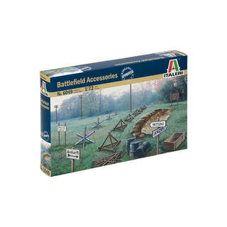 Italeri diorama - WWII BATTLEFIELD ACCESSORIES (1:72)